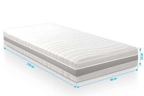 Pocketvering matras 7 Comfort Premium 80x210 dikte 24cm