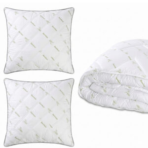 Bamboe Combideal - All season dekbed 240x200 + 2 hoofdkussens 60x70cm